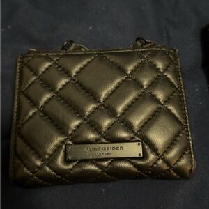 Kurt Geiger Quilted Black Wallet